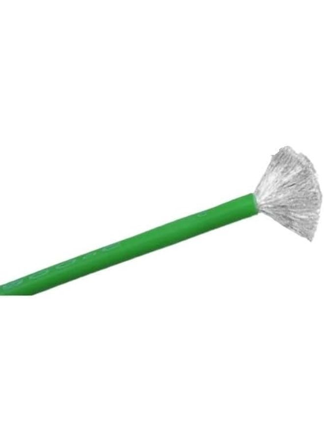 سلك نحاسي مرن من السيليكون الأخضر 10AWG فائق النعومة مقاوم للحرارة العالية - Image 1
