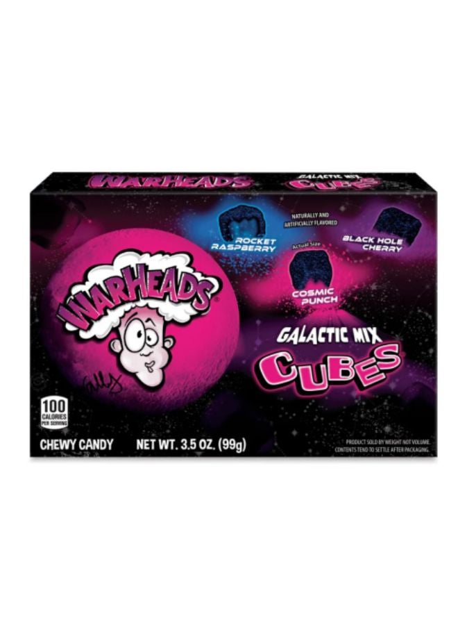 Warheads Sour Galactic Mix Cubes - Image 1
