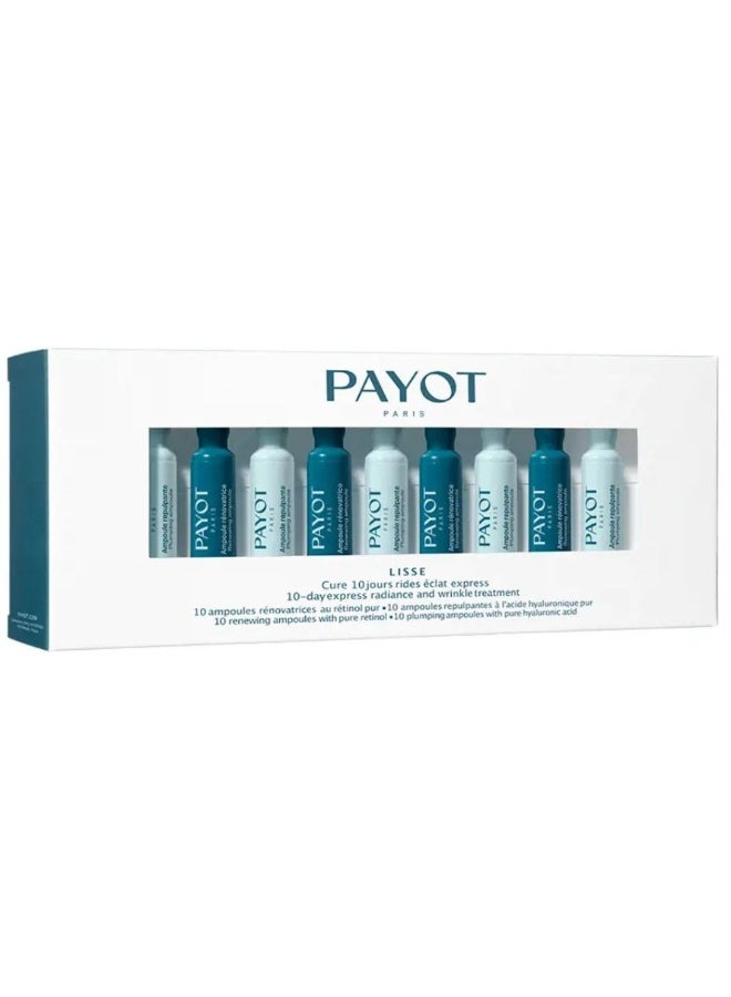Payot Lisse 10-Day Express Radiance and Wrinkle Treatment Younger-Looking Skin 20*1ml - Image 1