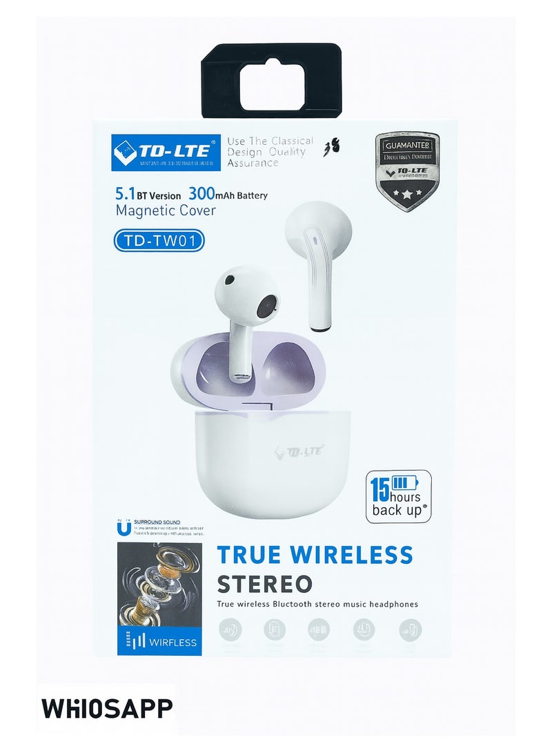 TD-LTE In-Ear Earphones Wireless Earbuds with 2-Year Warranty “Clear Sound | Long Battery | Premium Quality”  - Image 4