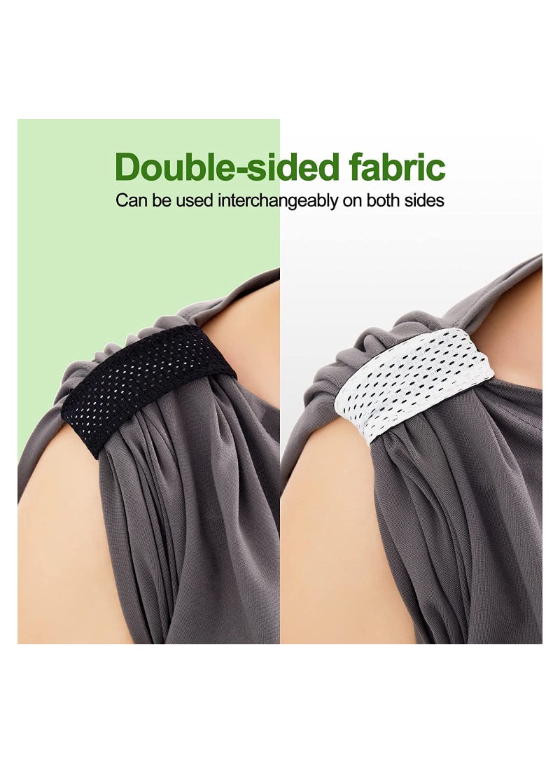 SYOSI 4 Pairs Jersey Sleeve Bands Sleeve Holders Soccer Softball Sleeve Ties with Hook and Loop Fasteners Sleeve Straps for Shirts Scrunchies for T Shirts - Image 5