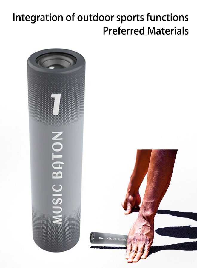 Beauenty Wireless Outdoor Bluetooth Speaker, Baton Styled Portable Sports Speaker, 3000mah Large Capacity Rechargeable Treasure, High Fidelity Full-Range Speaker, Suitable For Outdoor Running, Cycling, Hikin  - Image 2