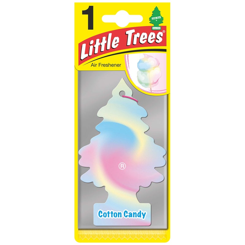 Little Trees Air Freshener Tree MTR0046 Cotton Candy Fragrance For Car Home Boat Caravan - Single Pack - Image 2