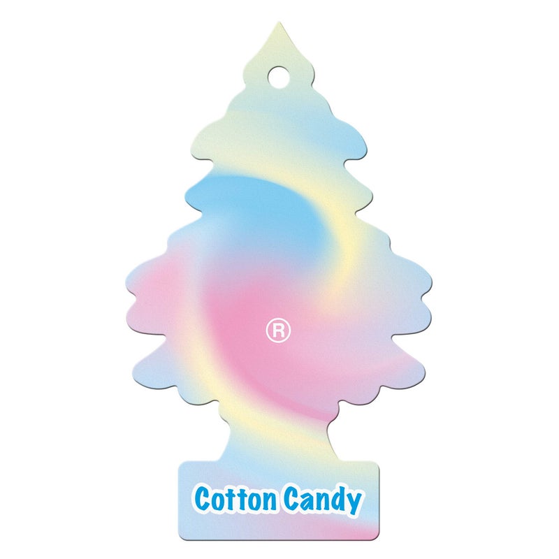 Little Trees Air Freshener Tree MTR0046 Cotton Candy Fragrance For Car Home Boat Caravan - Single Pack - Image 1