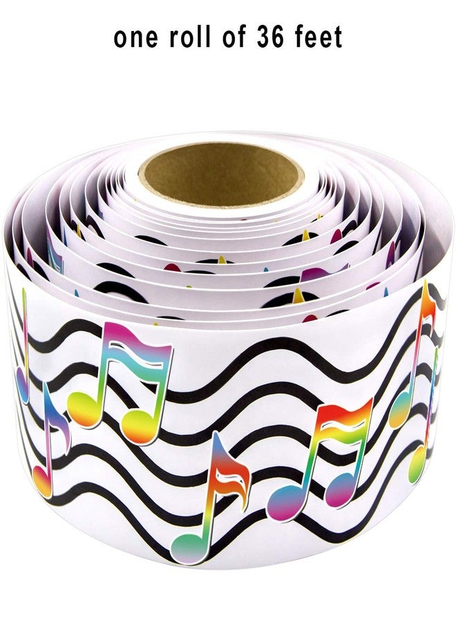 Fancy Land Musical Notes Bulletin Board Border Straight Roll Border for Music Room Classroom Home Decoration 36ft - Image 4