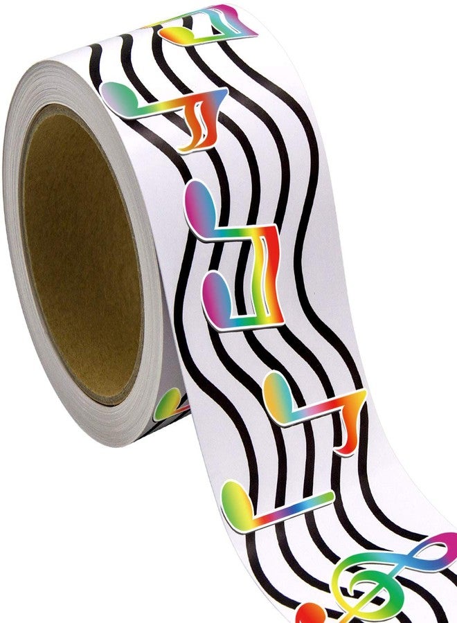 Fancy Land Musical Notes Bulletin Board Border Straight Roll Border for Music Room Classroom Home Decoration 36ft - Image 2
