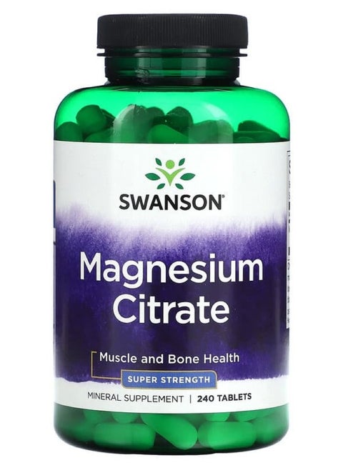 Swanson, Magnesium Citrate, 240 Tablets