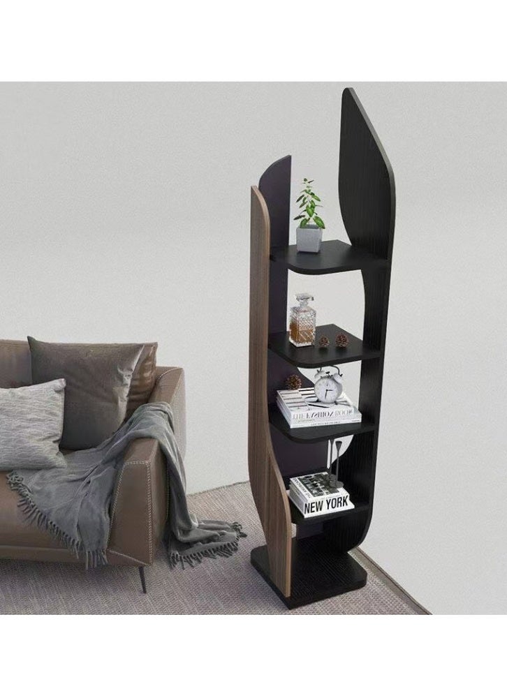 fashionhome Modern Wooden Display Shelf Stylish Multi-Layer Storage Rack for Living Room & Office 35 x 180 x 35 cm - Image 4