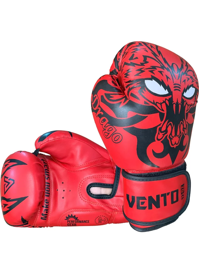 فينتو Drago Boxing and Kickboxing Gloves Red