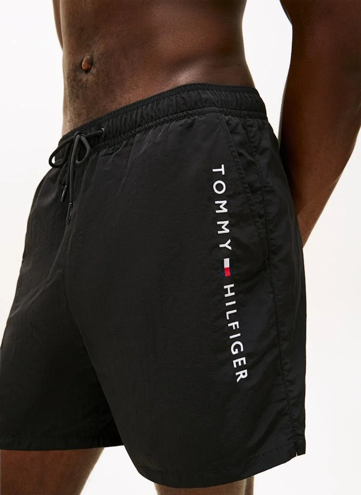 TOMMY HILFIGER  Original Logo Mid Length Swim Shorts for Men | Best Price UAE