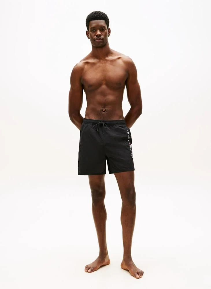 TOMMY HILFIGER  Original Logo Mid Length Swim Shorts for Men | Best Price UAE