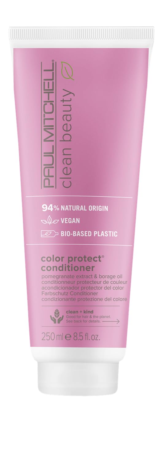 Paul Mitchell Clean Beauty Color Protect Conditioner Replenishes Extends Color Vibrancy For ColorTreated Hair 85 fl oz