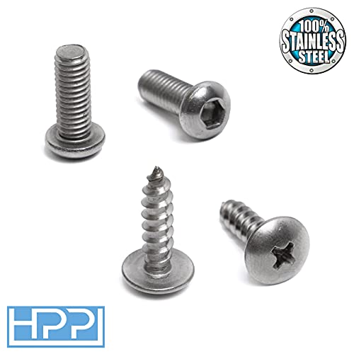 HPP Stainless Steel License Plate Screws Compatible with Volkswagen Models - Image 3