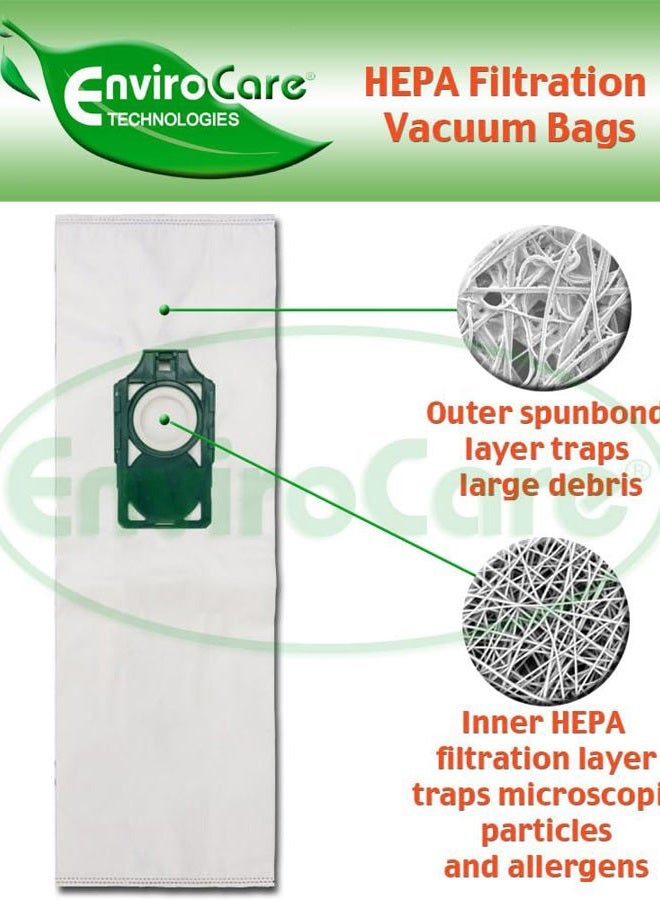 ENVIROCARE Replacement HEPA Vacuum Cleaner Bags Designed to fit Riccar SupraLite and Simplicity Freedom Upright Vacuums with Green Bag Holder 6 pack - Image 3