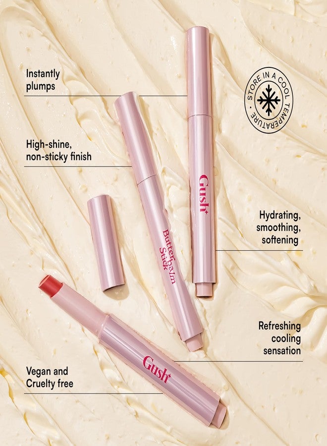 Gush Butter Balm -Glossy Tint Balm | 3-in-1 Plumping Lip Gloss Balm For High Shine | Hydrating | Long Lasting | Glass Shine | Non Drying 1.7g (Magic (Universal Warm Berry)) - Image 5