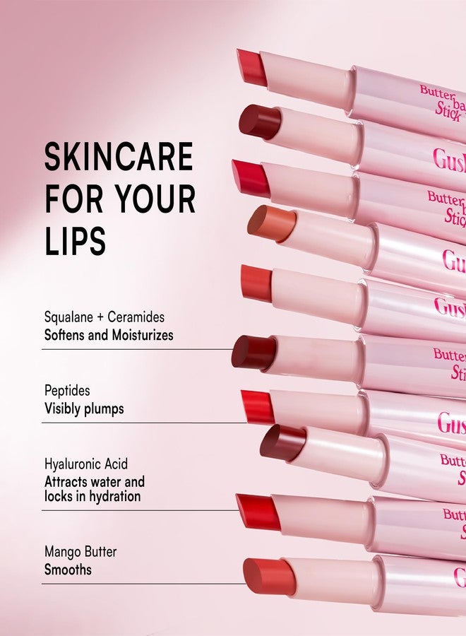 Gush Butter Balm -Glossy Tint Balm | 3-in-1 Plumping Lip Gloss Balm For High Shine | Hydrating | Long Lasting | Glass Shine | Non Drying 1.7g (Magic (Universal Warm Berry)) - Image 3