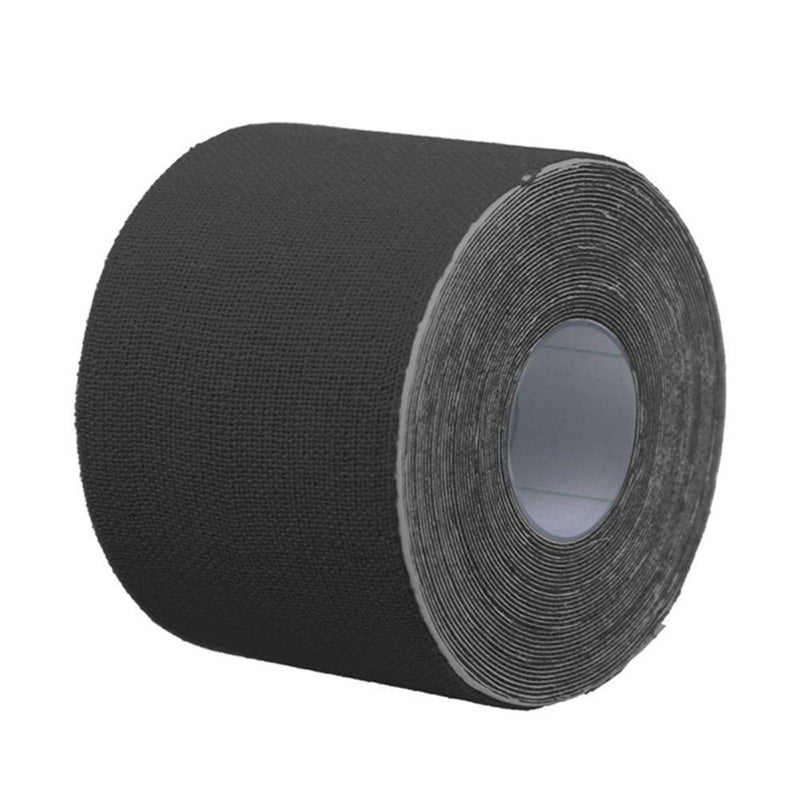 Breast Tape: 0.05x2.5m Black 95% Cotton 5% Polyurethane Fibre - High Elastic Breathable Strong Adhesive Waterproof Lift Tape for A-E Cups Dance Swim Exercise - Image 1