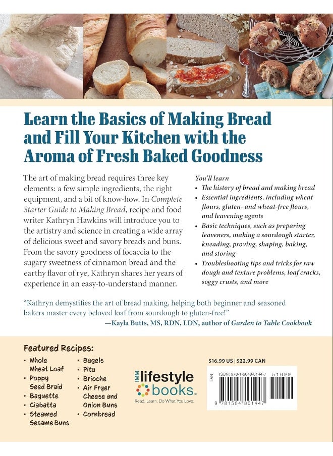 null - Complete Starter Guide to Making Bread: From Buns to Baguettes, Essential Recipes for All Bakers - Image 1