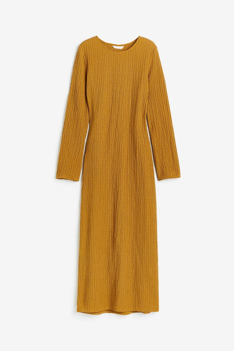 H&M Textured Jersey Dress