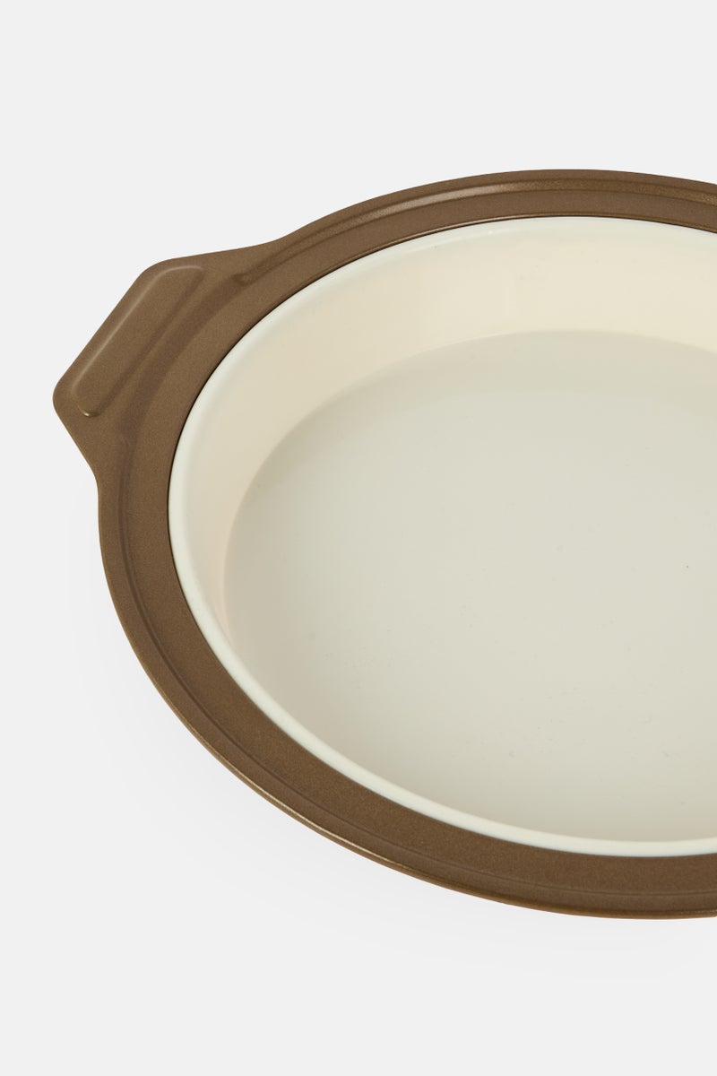 Bombay Round Nonstick Steel And Silicone Cake Pan, Multicolor - Image 3