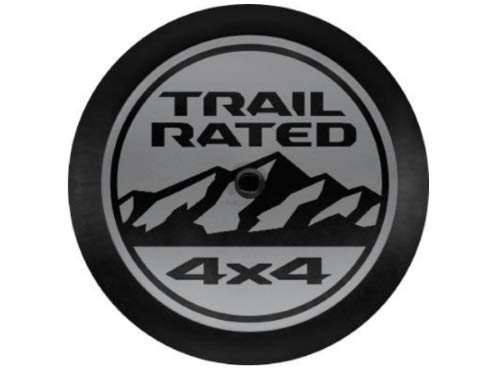 Jeep 82215438-2018 JL Jeep Wrangler Spare Tire Cover - Trail Rated - Image 2