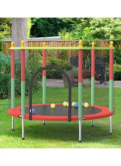 Fitness World trampoline for outdoor and indoor with a safe and strong mesh for a fun and safe time  - Image 2