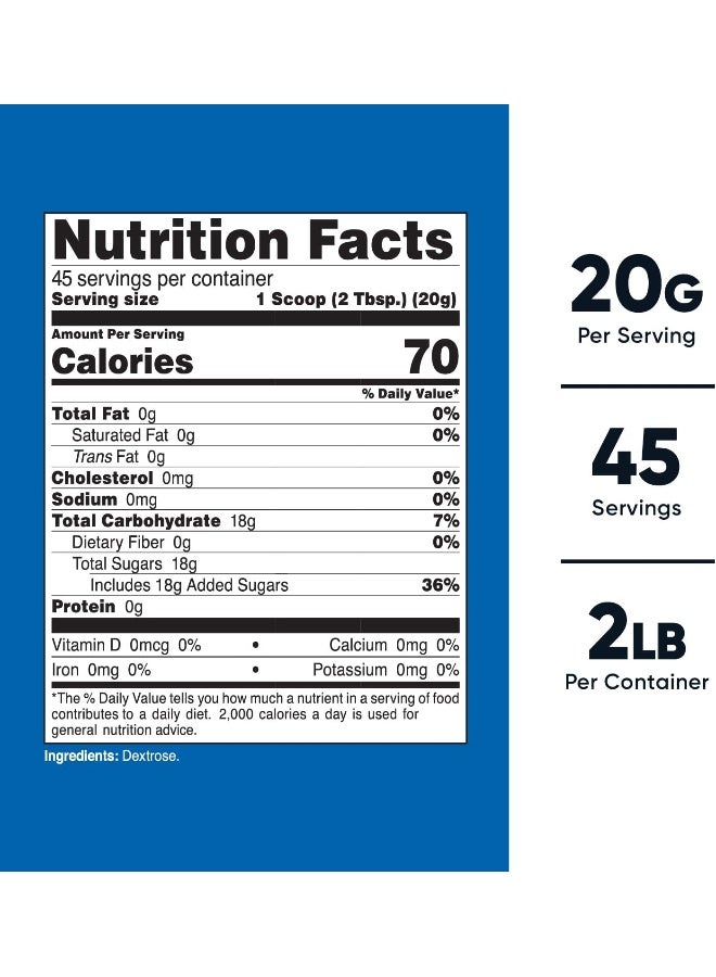 Nutricost Dextrose Powder 2 Lbs - Pure, Non-Gmo, Gluten Free - Image 2