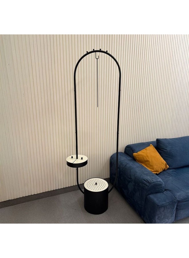 حامل مبخرة عربية فاخرة بطول 185 سم - مبخرة أنيقة وعلاقة ملابس مثالية لديكور المنزل والمجلس وعرض العطور الفاخرة - Image 2