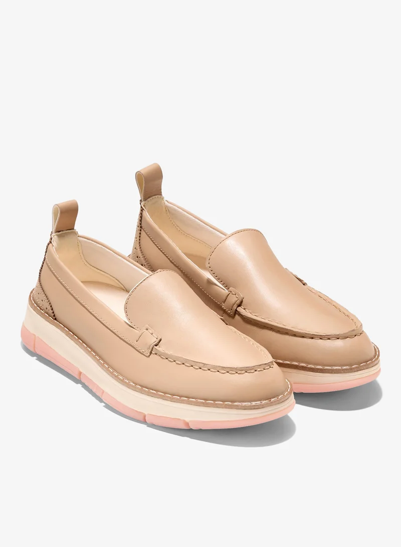 COLE HAAN BEIGE Women's ZEROGRAND Rella Venetian Loafers for Women | Best Price UAE