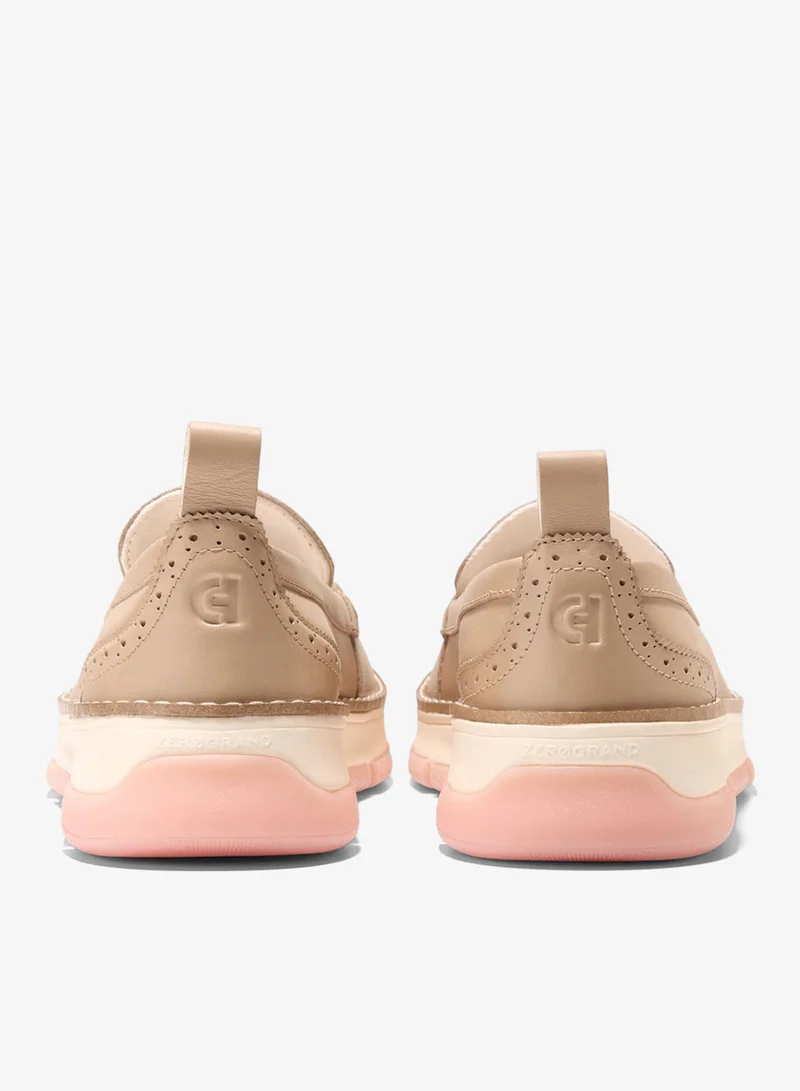 COLE HAAN BEIGE Women's ZEROGRAND Rella Venetian Loafers for Women | Best Price UAE