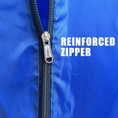 Peyorom 100L Extra Large Storage Bags, Big Moving Bags with Strong Zippers & Carrying Handles, Packing Bags for Moving, Storage, Travel and Camping, Storage Totes For Space Saving (Blue, 4 Pack) - Image 4