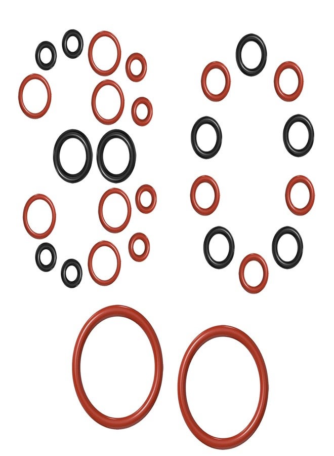 Mtuiewo 2 Set (30 Pcs) Silicone O Ring Kit Compatible with Saeco，Compatible with Gaggia Coffee Machine, O Ring Repair Kit for Fully Automatic Coffee Machines，for Boiler Outlet Pin & Brew Unit - Image 1