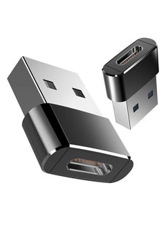 Generic OTG charger adapter with USB to Type-C charging port for charging and data transfer Usb A to type c from female to male and card reader for laptop and computer  - Image 2