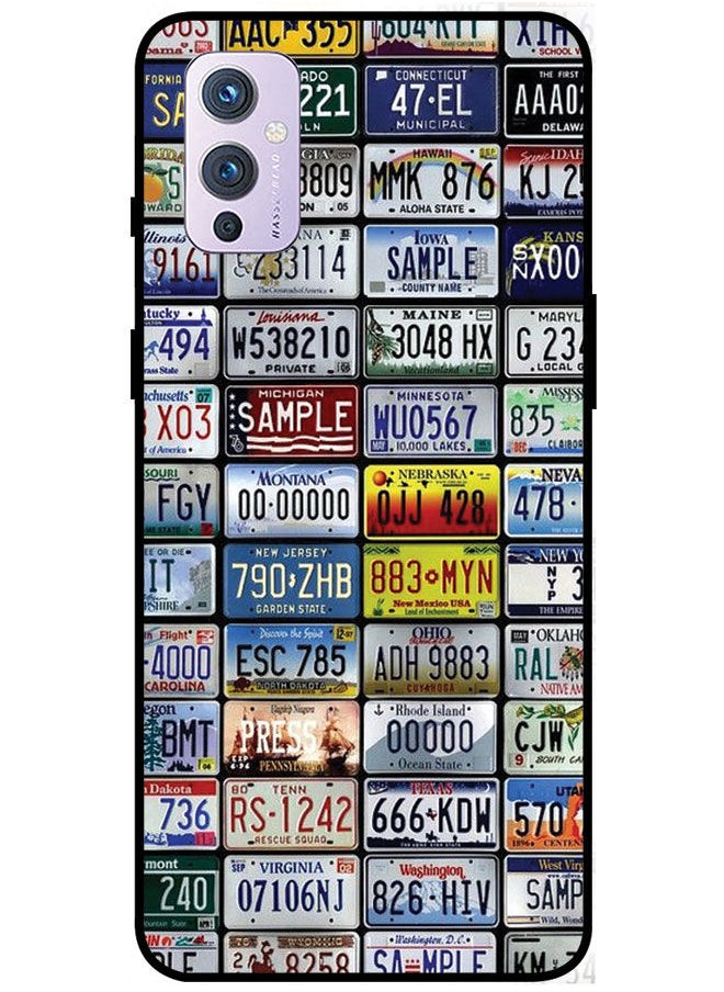 EYE CATCH - Protective Case Cover For OnePlus 9 Smart Series Printed Protective Case Cover for OnePlus 9 Number Plates - Image 1
