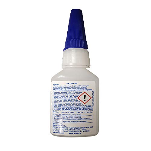 Loctite 401 (40140) Prism 401 Adhesive (Low/Medium Viscosity).7 Oz. (20G) Bottle - Image 2