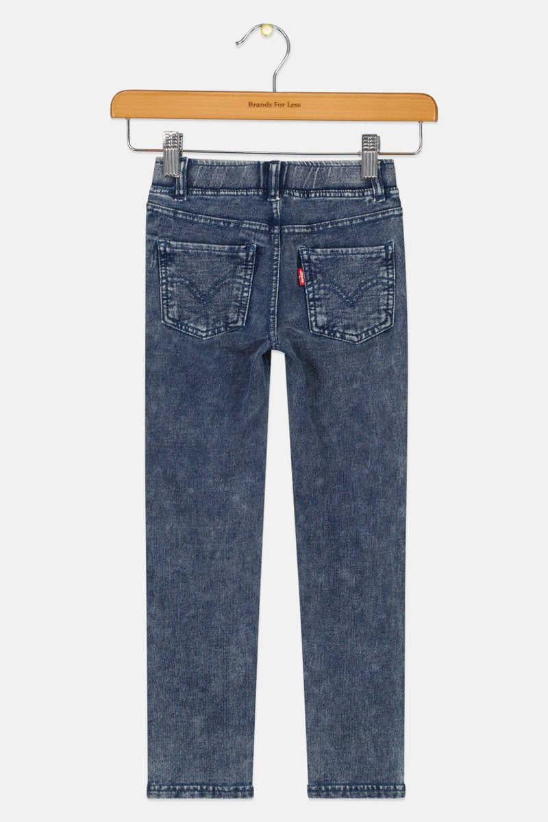 Levi's سروال ليجنز للبنات، غسول أزرق - Image 3