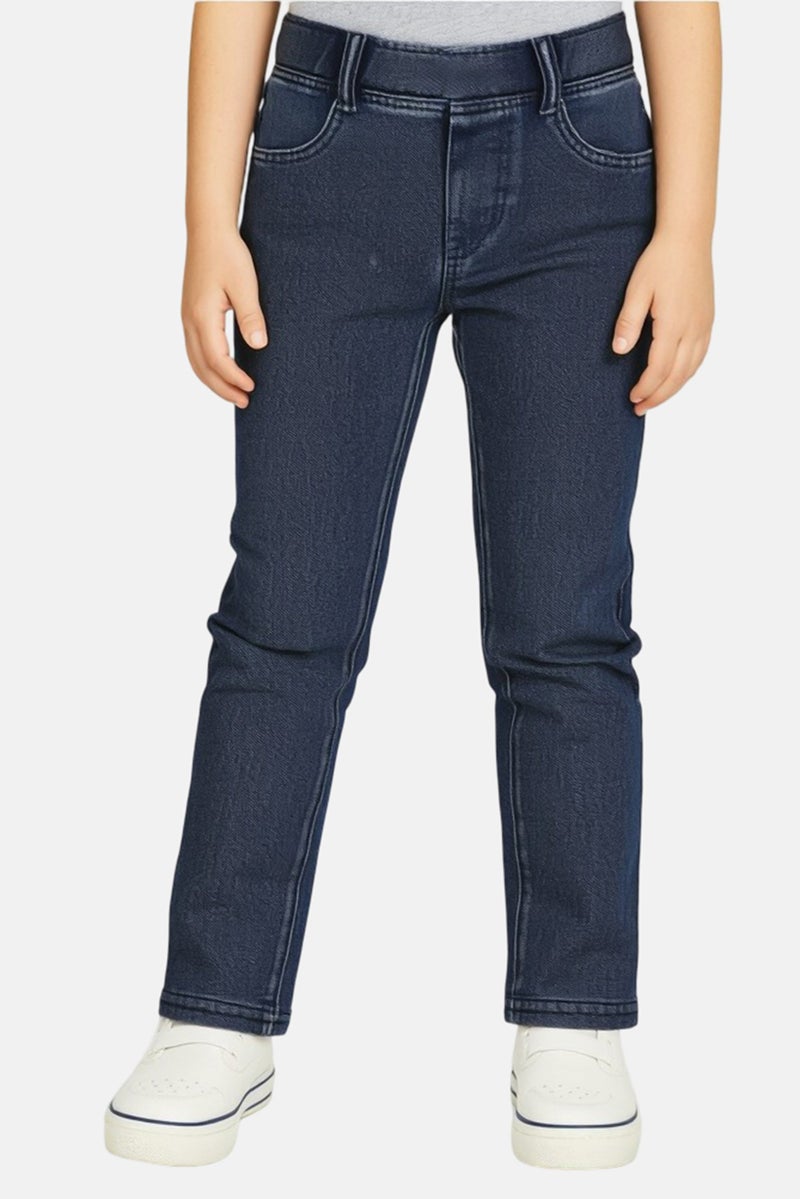 Levi's سروال ليجنز للبنات، غسول أزرق - Image 1