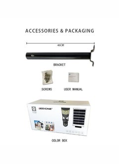 DOCKCASE 4MP Outdoor 4G SIM Card AI Dual Lens  Solar Security CCTV Camera and Street Lighting  - Image 4