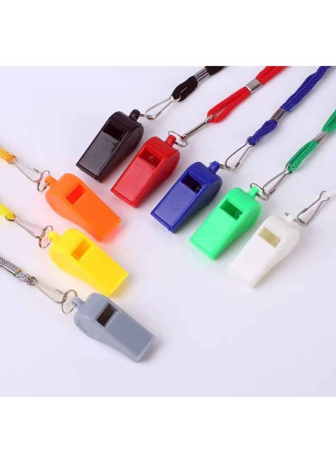 Plastic Whistle High Quality ABS Whistle Outdoor Sports Training Referee 6 Words Whistle Cheer Whistle-Color:Green
