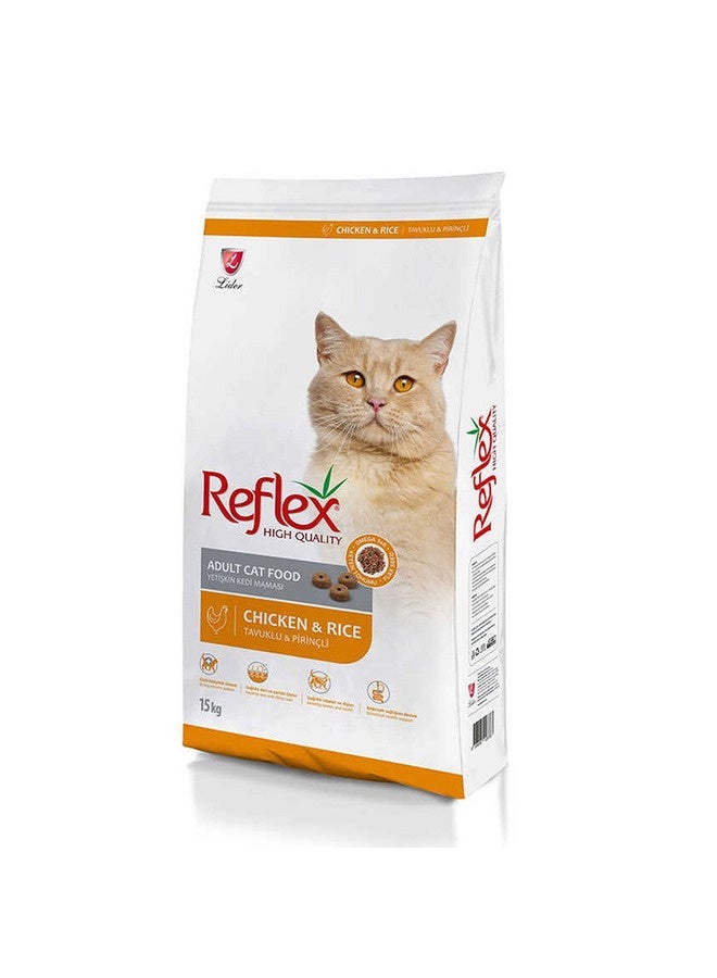 Lider Reflex Adult Cat Food Chicken & Rice 15 Kg