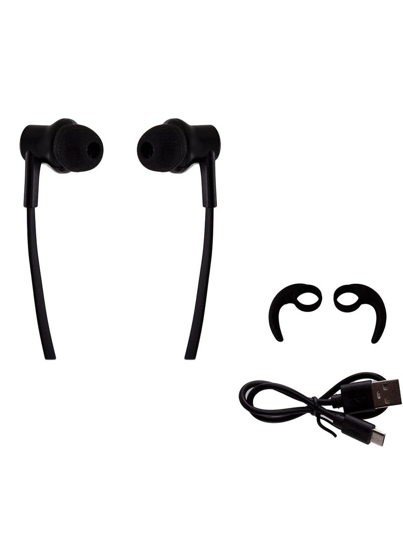 Celebrat A20 Wireless Sport Earphones Bluetooth V5.0 360° Surround Sound Long Battery Life-BLACK - Image 4