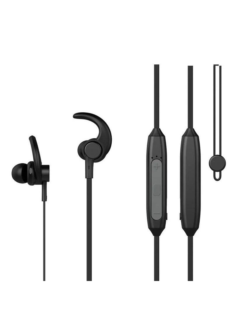 Celebrat A20 Wireless Sport Earphones Bluetooth V5.0 360° Surround Sound Long Battery Life-BLACK - Image 5