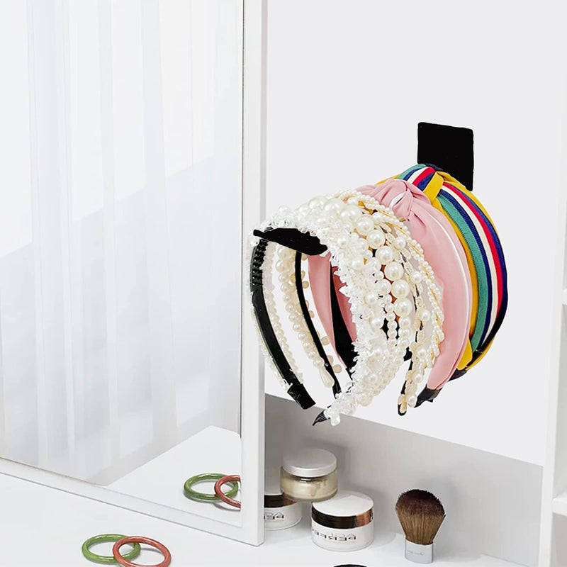 Acrylic Headband Holder Wall Stand hair pin clip Hairbow Hanging Organizer Storage display all kinds of your hair bows for Girls Womans 3 Pcs  - Image 3