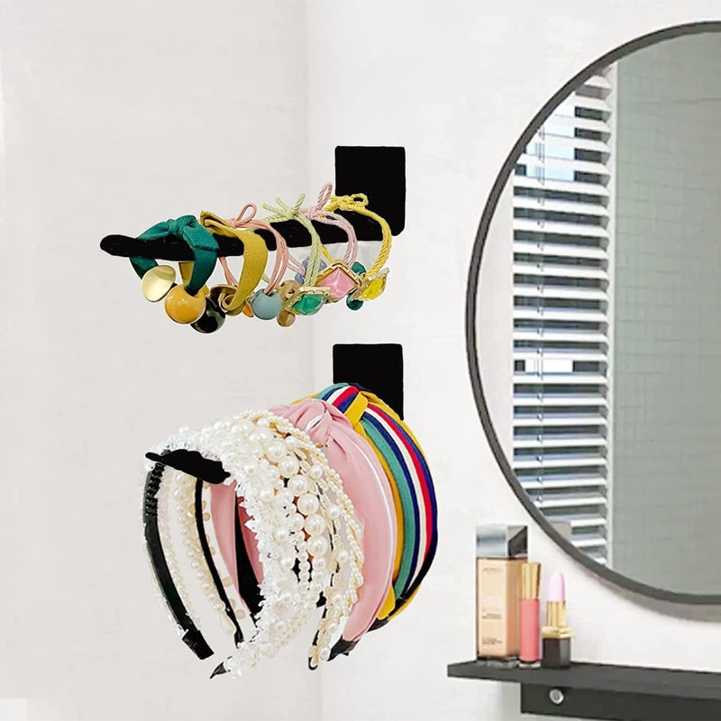 Acrylic Headband Holder Wall Stand hair pin clip Hairbow Hanging Organizer Storage display all kinds of your hair bows for Girls Womans 3 Pcs  - Image 5