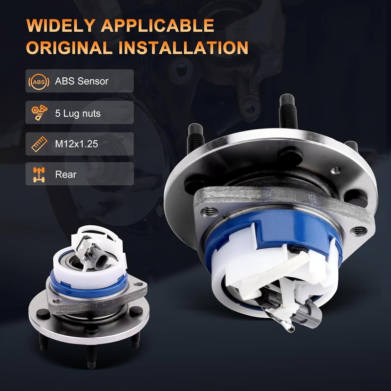 ASAPE 512223 Rear Wheel Hub and Bearing Assembly for Cadillac STS and CTS - Image 4