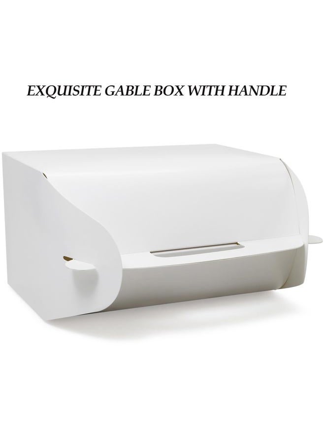 Oletx 30Pcs 9''x5''x5'' White Gable Gift Boxes - Image 5