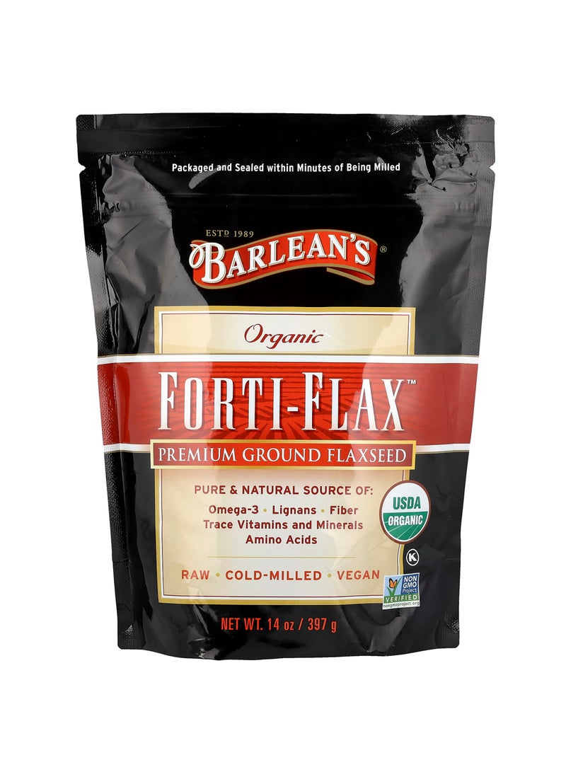 Organic Forti-Flax™, Premium Ground Flaxseed, 14 oz (397 g)