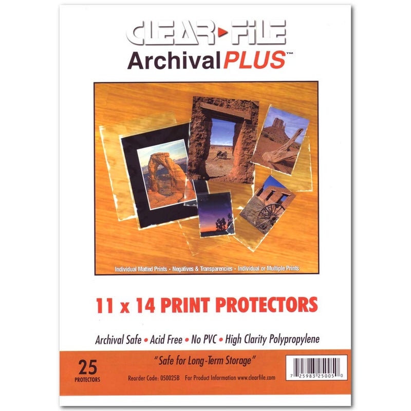 Clear File Archival Plus Print Bags 11X14 Pkg 25 - Image 5