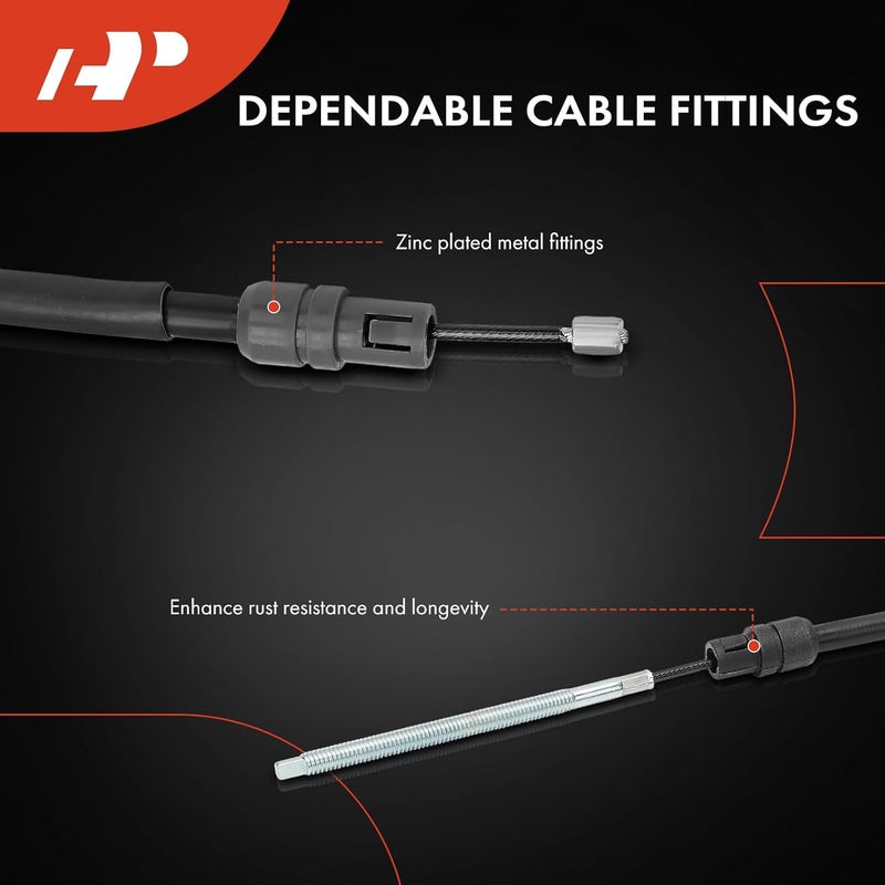 A-Premium Parking Brake Cable for Chevrolet Uplander 2005-2006 - Image 4