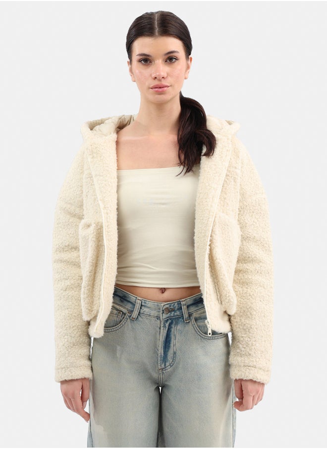 ASTK Hooded sheerling fleece jacket  - Image 1